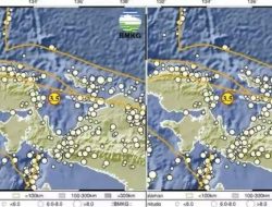 Info Gempa Baru Saja Guncang Kabupaten Manokwari Selatan Papua Barat Magnitudo 4,5